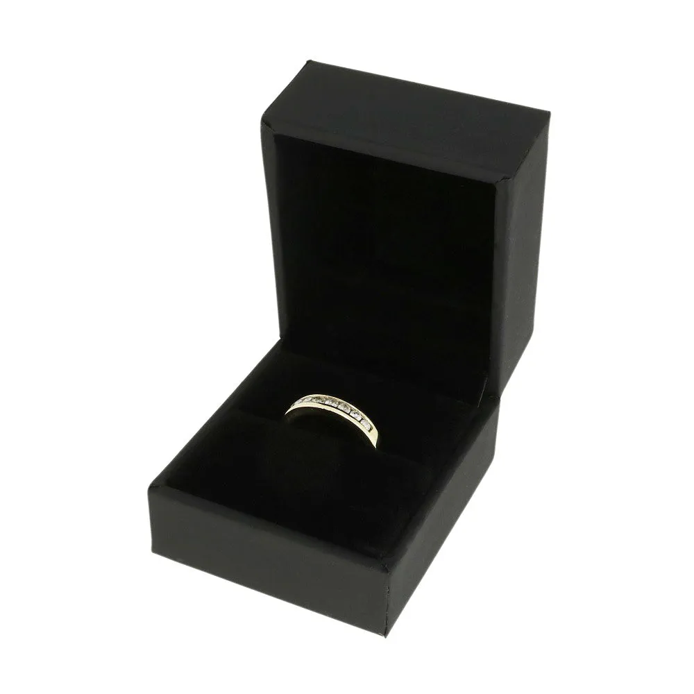 Pre Owned 9ct Yellow Gold 0.33cts Diamond Half Eternity Ring