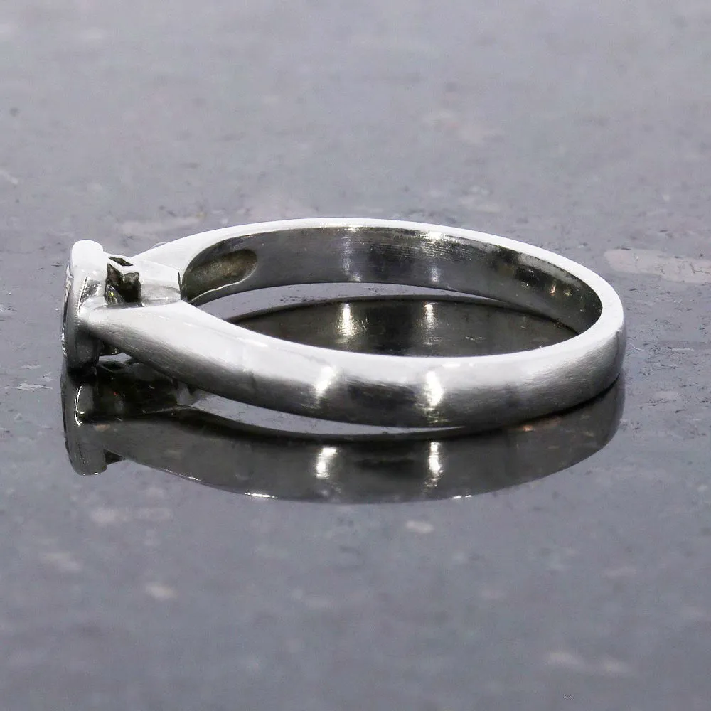 Pre Owned Ladies 18ct White Gold Diamond Solitaire Ring