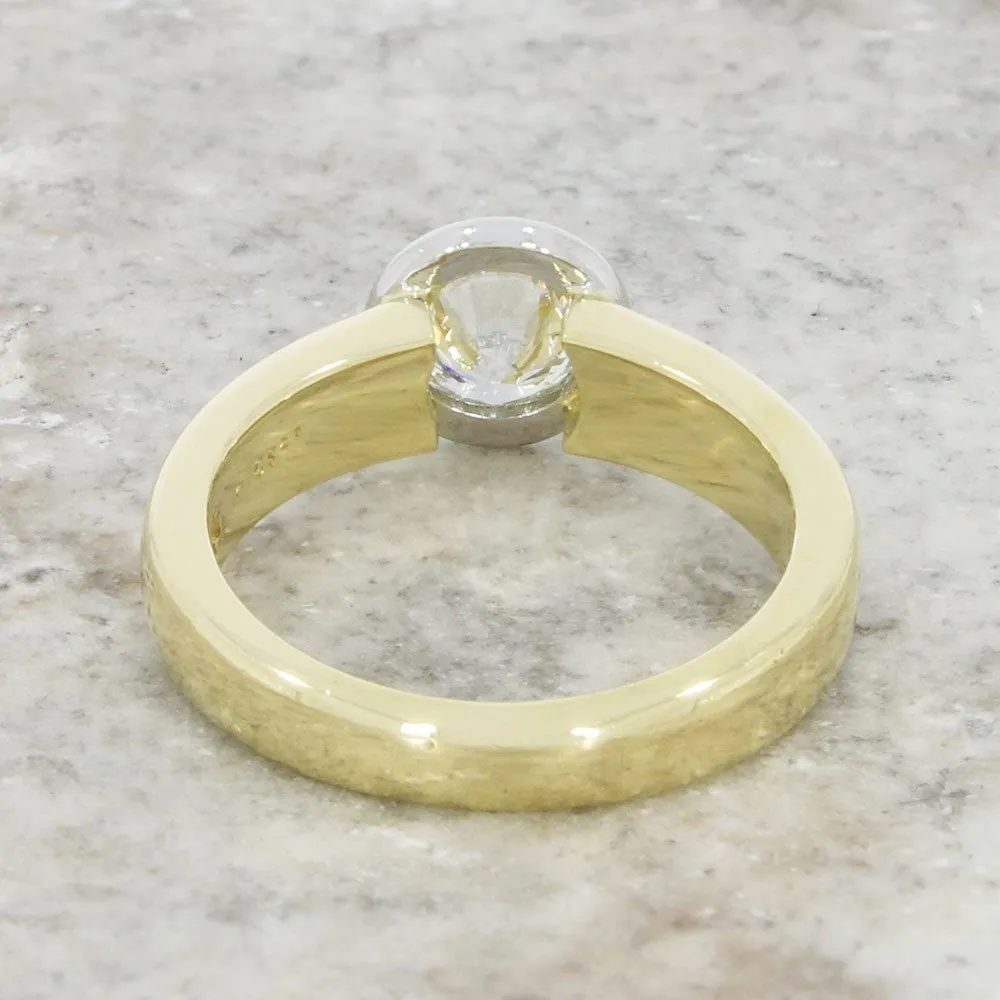 Pre Owned Ladies 18ct Yellow Gold Boodles 0.65ct Diamond Solitaire Ring
