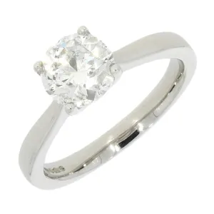 Pre Owned Ladies Platinum 1.51cts Diamond Solitaire Ring