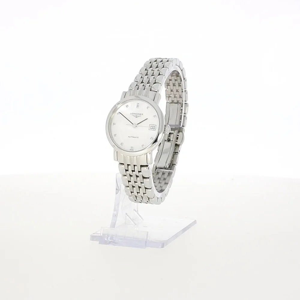 Pre Owned Longines Elegant Collection Ladies Watch L4.309.4.87.6 RW0624 Papers (2022)