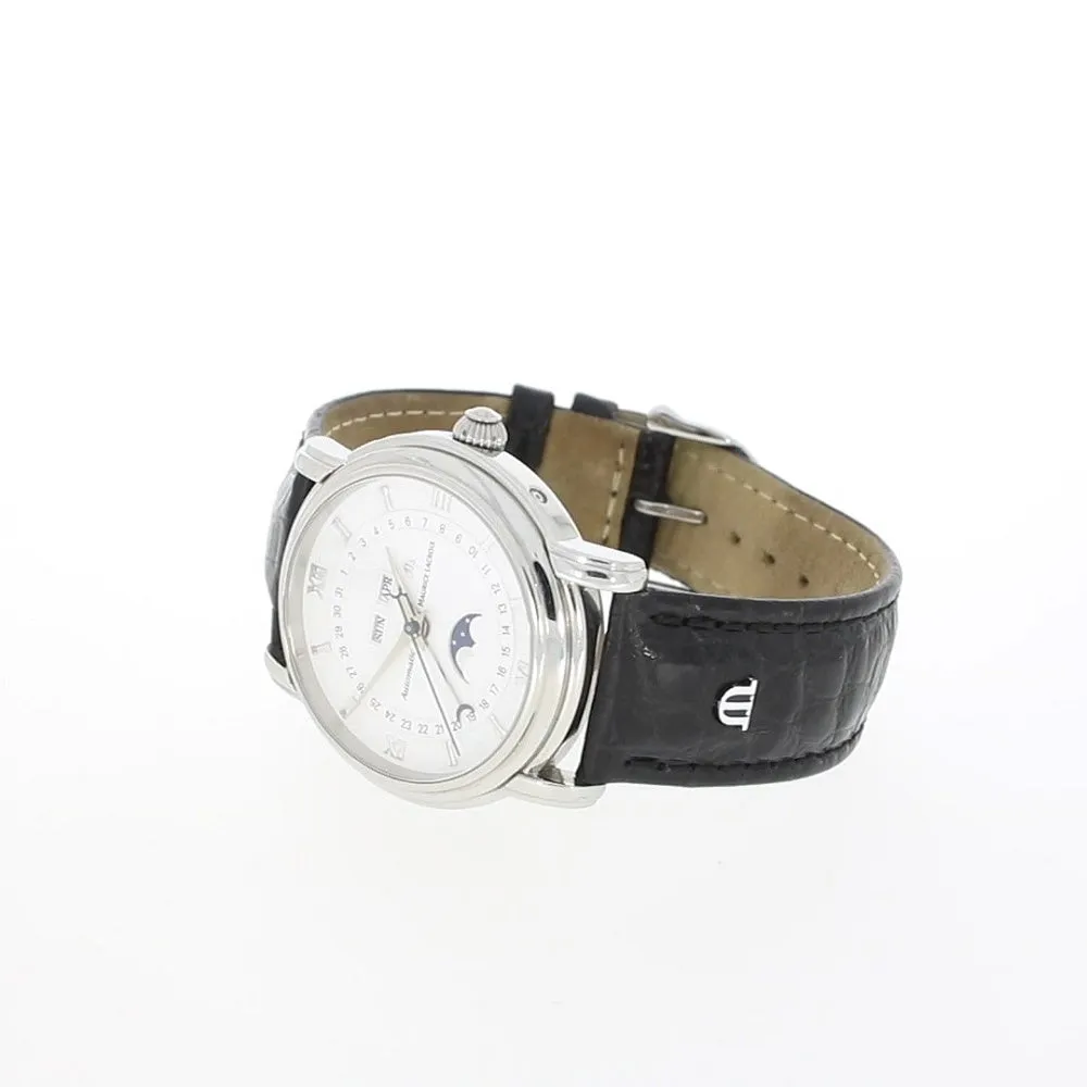 Pre Owned Maurice Lacroix Masterpiece Phase De Lune Mens Automatic Watch 37873 RW0608