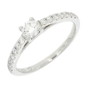 Pre Owned Platinum 0.20ct Solitaire Diamond Ring
