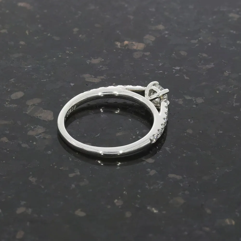 Pre Owned Platinum 0.20ct Solitaire Diamond Ring