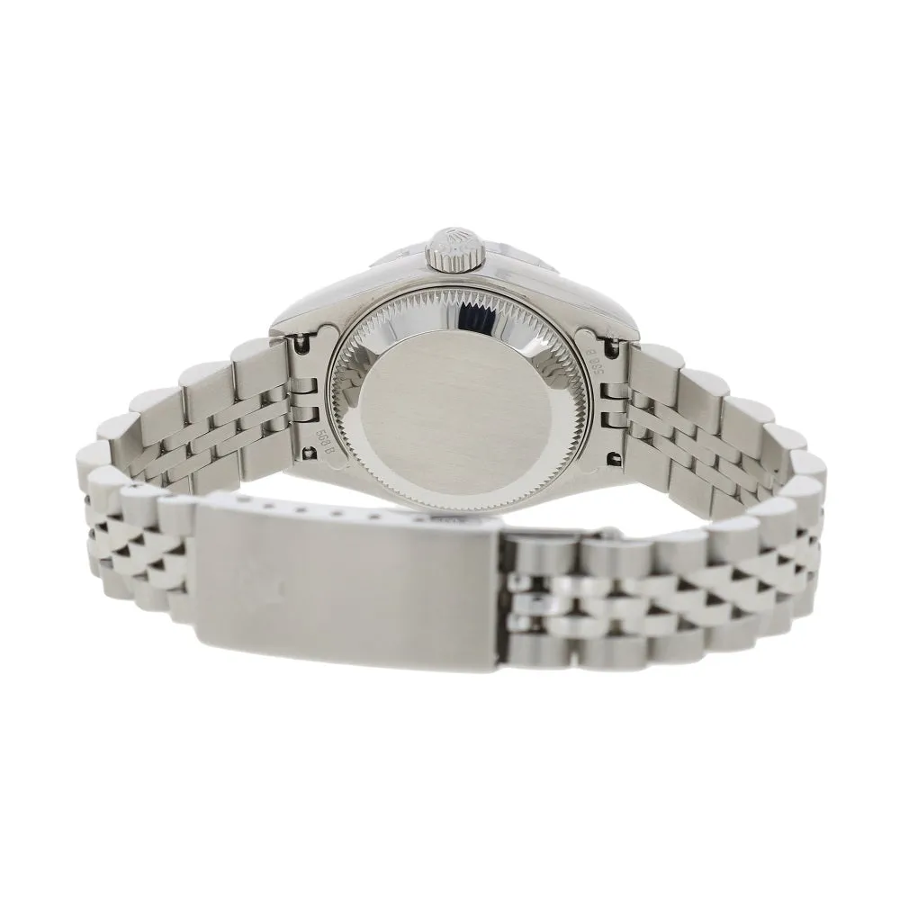Pre Owned Rolex Lady Datejust Diamond Set Watch 69160 RW0626 Papers (1999)
