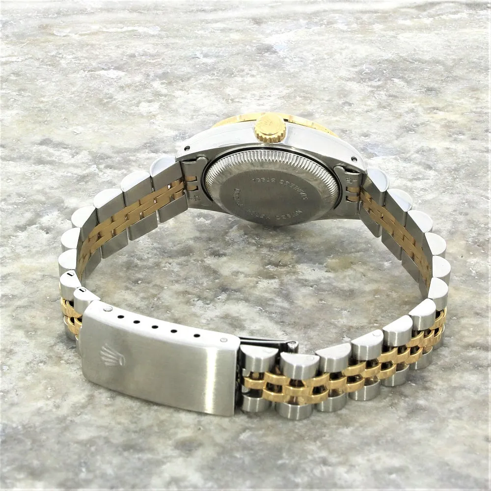 Pre Owned Rolex Lady Datejust Diamond Set Watch 69173 RW0627 Papers (1992)