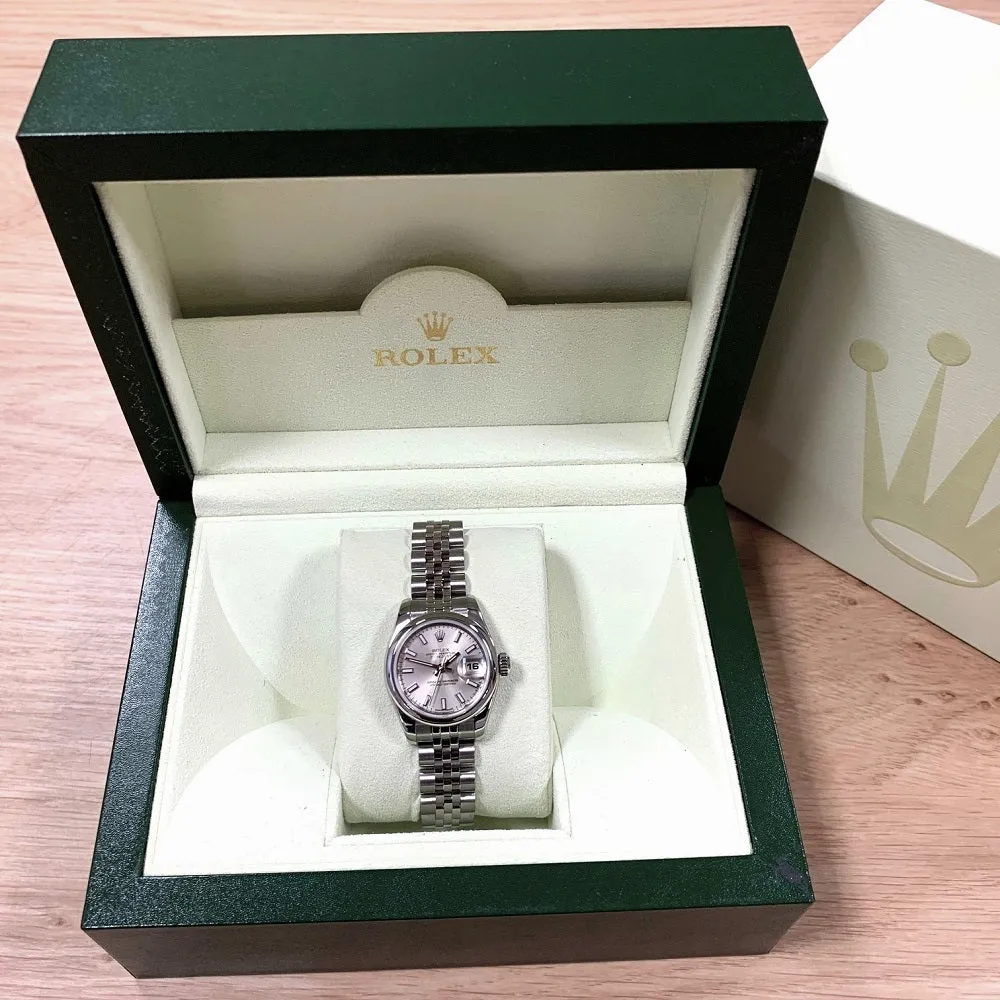 Pre Owned Rolex Oyster Perpetual Datejust 26 Lady Watch 179160 RW0463 Papers (2007)