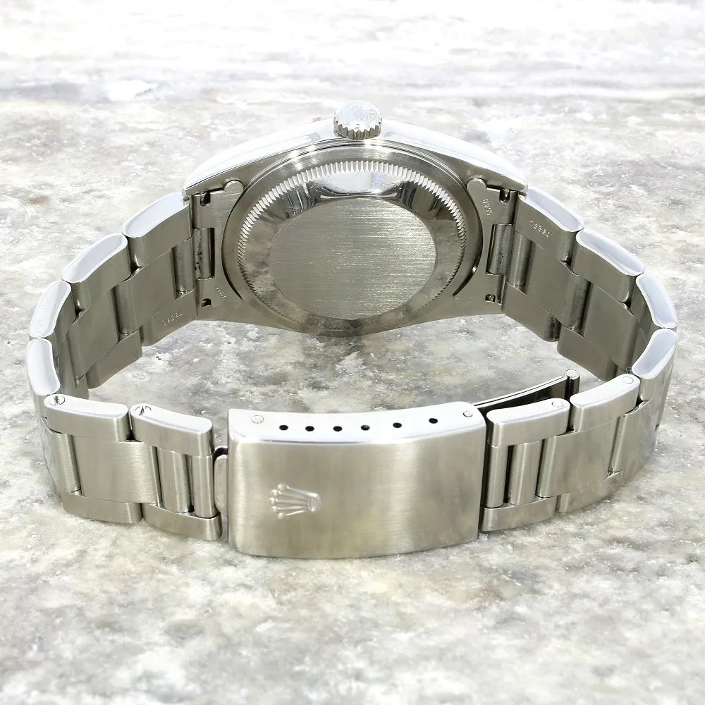 Pre Owned Rolex Oyster Perpetual Datejust 36 Mens Watch 16200 Papers RW0496 (2000)