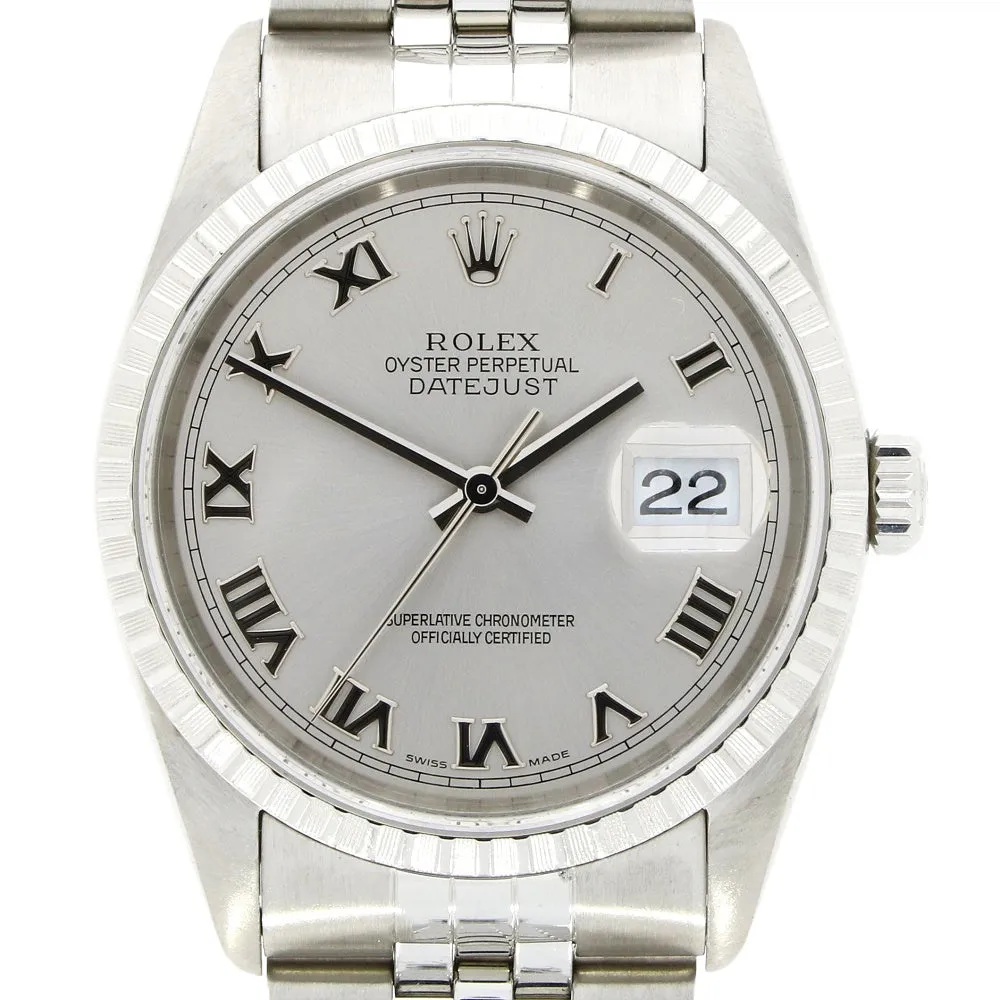 Pre Owned Rolex Oyster Perpetual Datejust 36 Mens Watch 16220 RW0617 (2004)