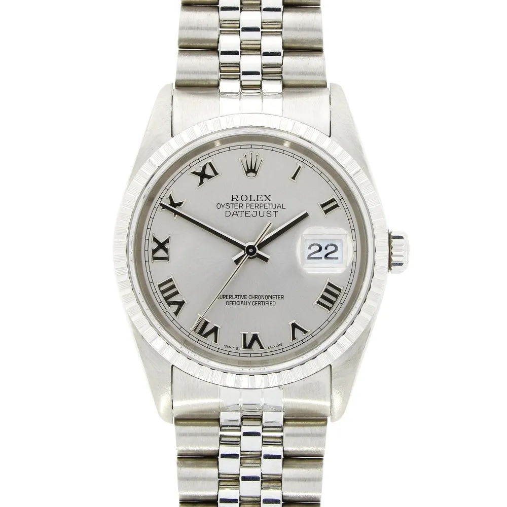 Pre Owned Rolex Oyster Perpetual Datejust 36 Mens Watch 16220 RW0617 (2004)