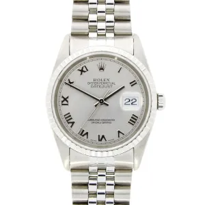 Pre Owned Rolex Oyster Perpetual Datejust 36 Mens Watch 16220 RW0617 (2004)