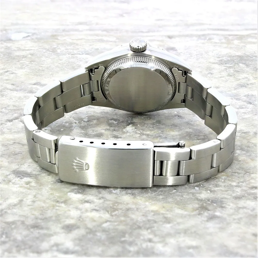Pre Owned Rolex Oyster Perpetual Diamond Set Ladies Watch 67180 RW0490 (1997)