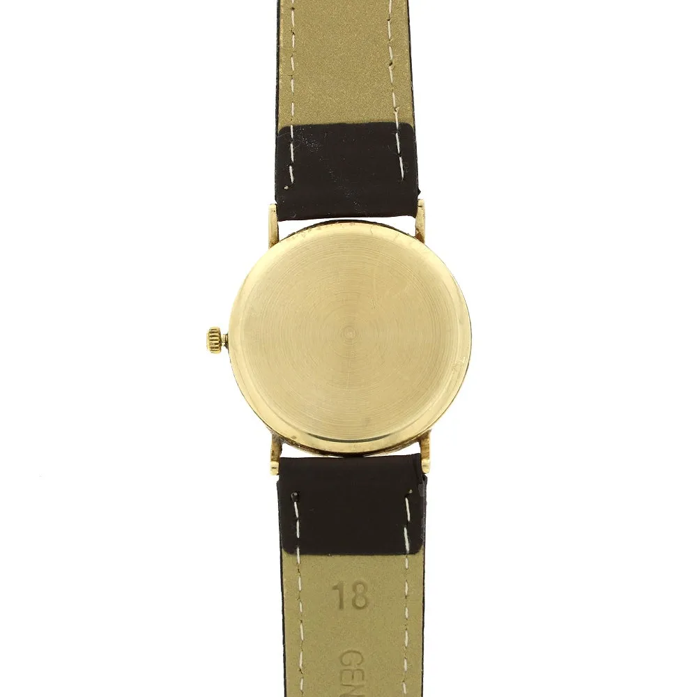 Pre Owned Sovereign 9ct Gold Mid Size Ladies Strap Watch RW0546