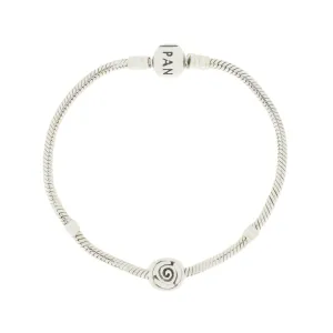 Pre Owned Sterling Silver Pandora Charm Bracelet with Charm