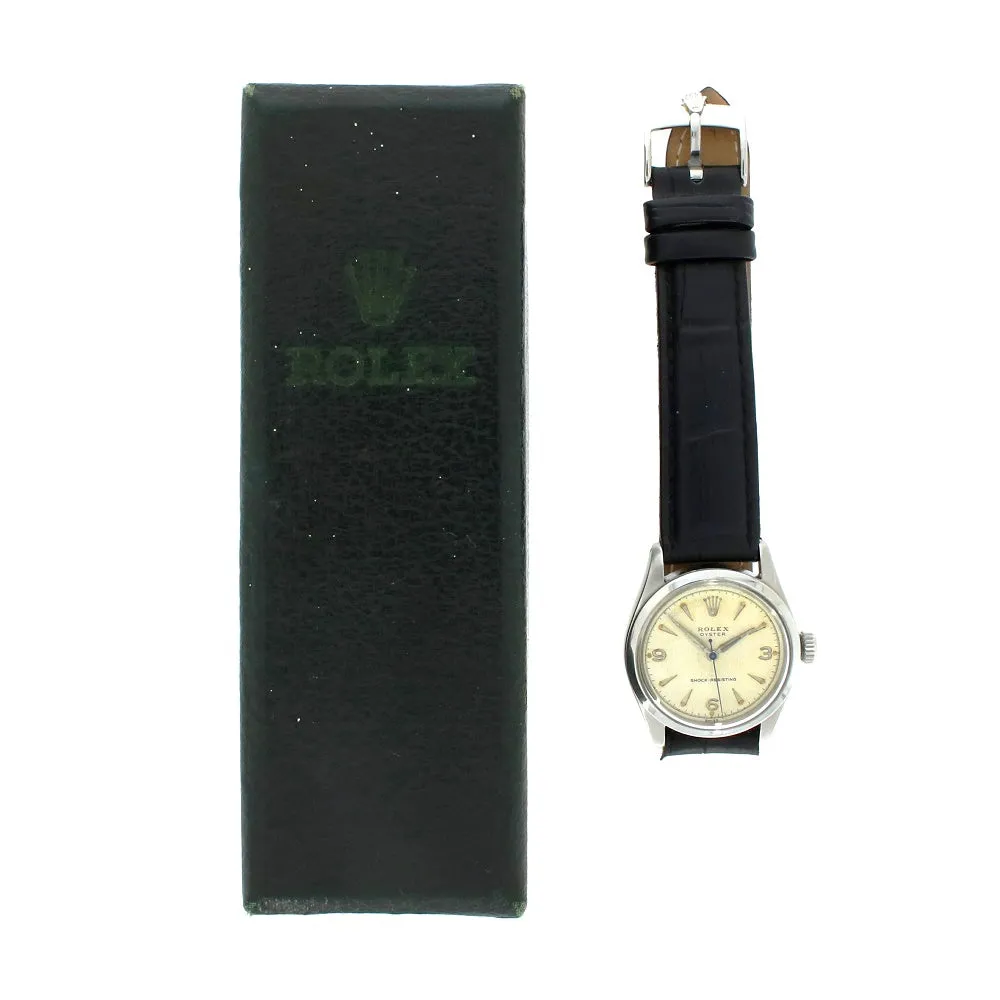 Pre Owned Vintage Rolex Oyster Mechanical Watch 31mm Case 6244 RW0598 (1963)