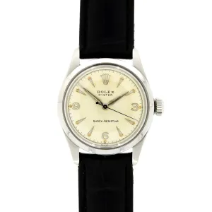 Pre Owned Vintage Rolex Oyster Mechanical Watch 31mm Case 6244 RW0598 (1963)