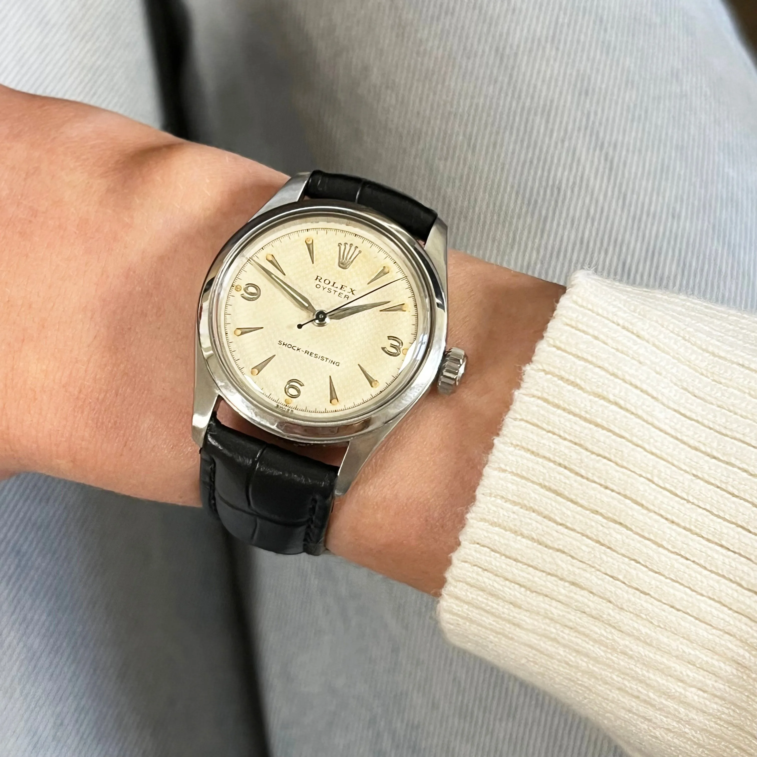 Pre Owned Vintage Rolex Oyster Mechanical Watch 31mm Case 6244 RW0598 (1963)