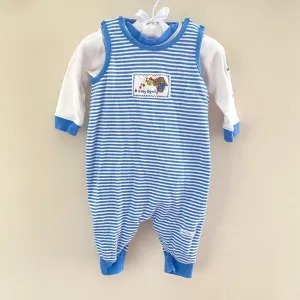 Premium Quality Vintage OshKosh B'gosh Squirrel Overalls Set 3-6 M  Going Fast!