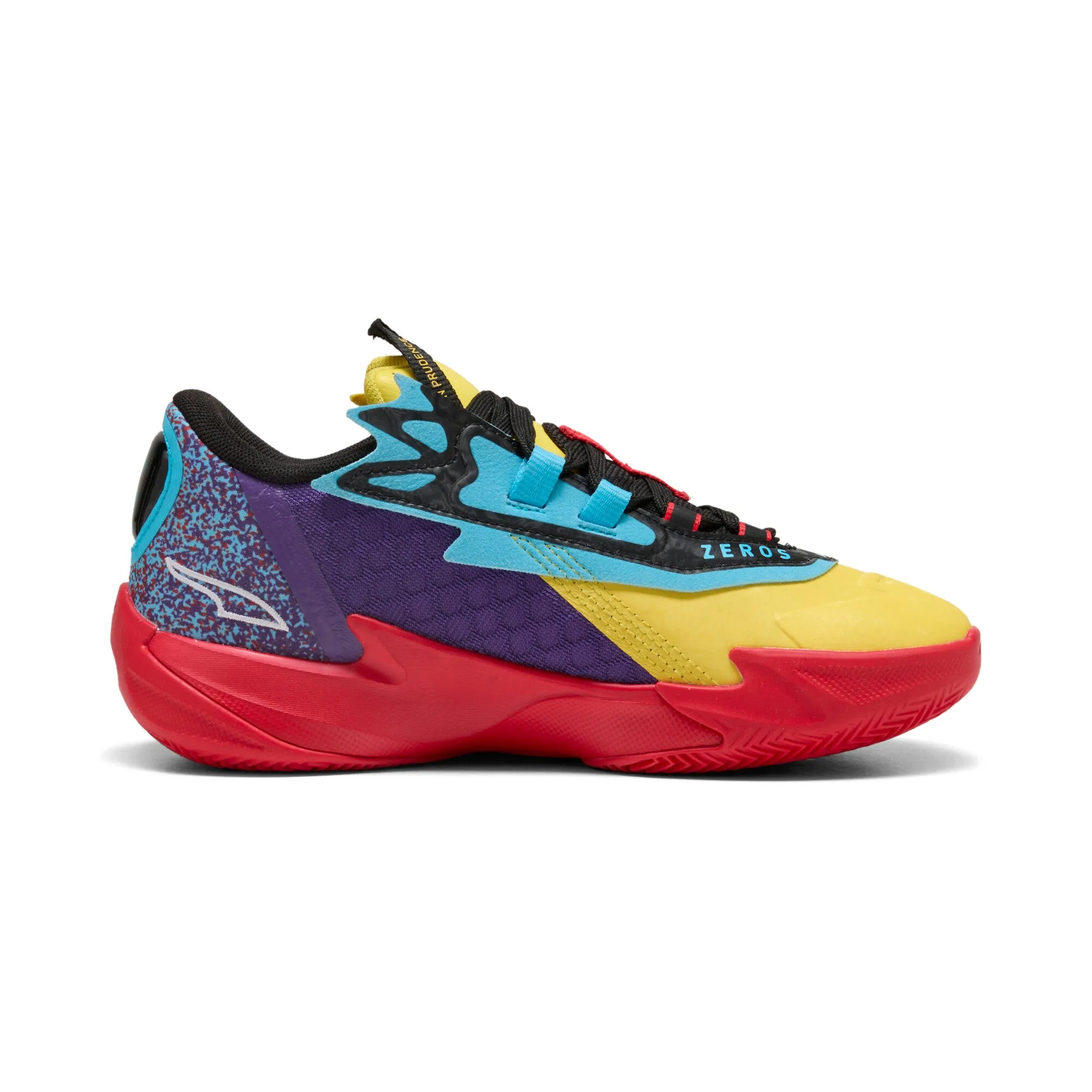PUMA Big Kids' Scoot Zeros II Caution Basketball Shoes