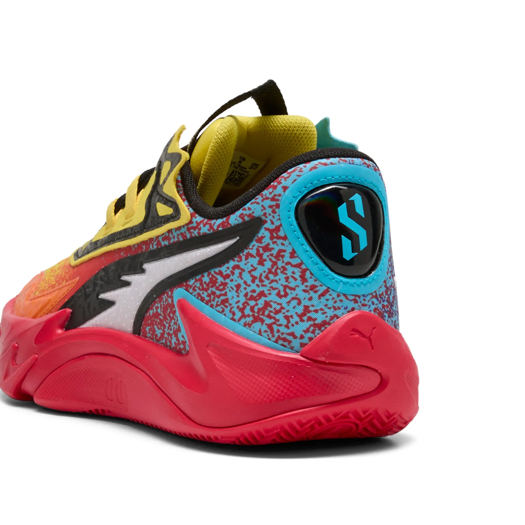 PUMA Big Kids' Scoot Zeros II Caution Basketball Shoes