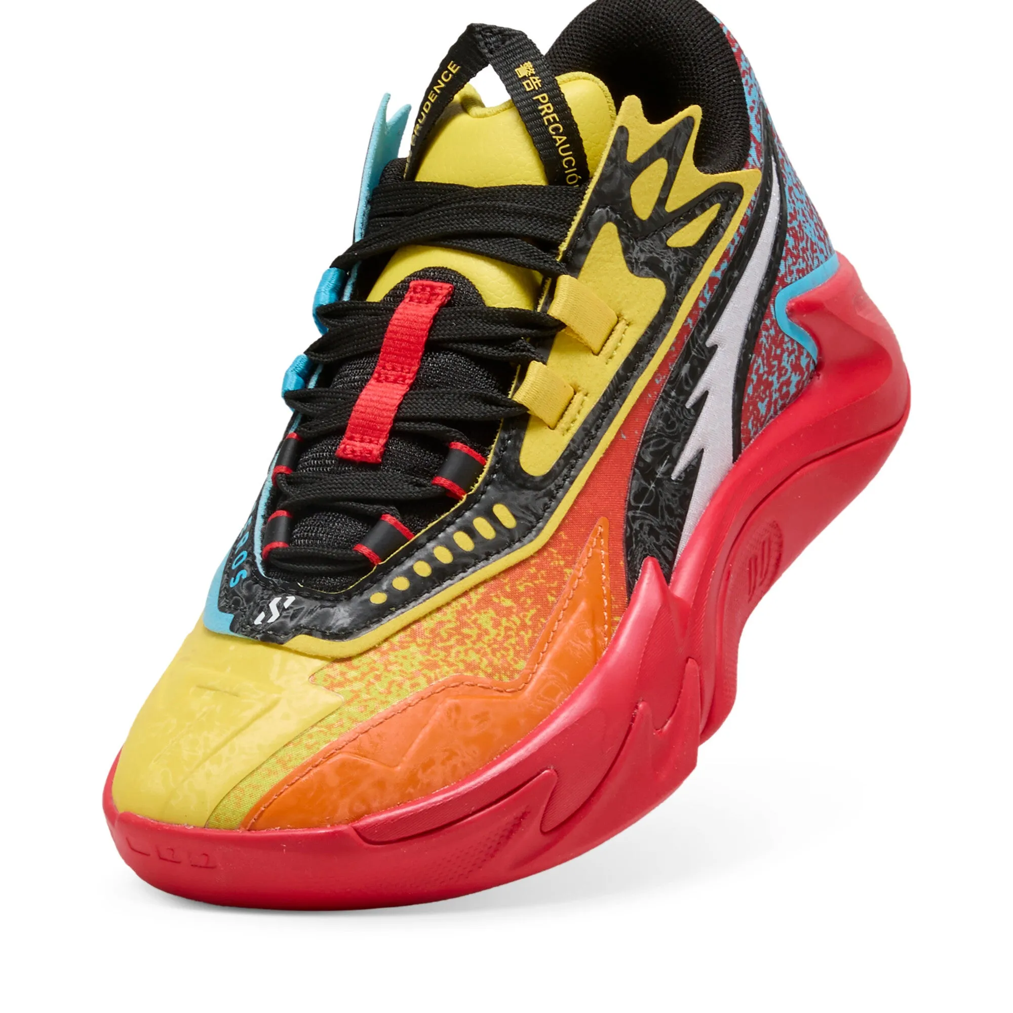PUMA Big Kids' Scoot Zeros II Caution Basketball Shoes