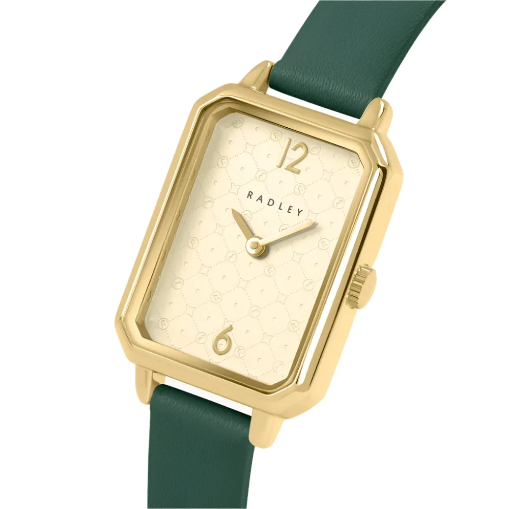 Radley Green Leather Strap Ladies Watch RY21878A