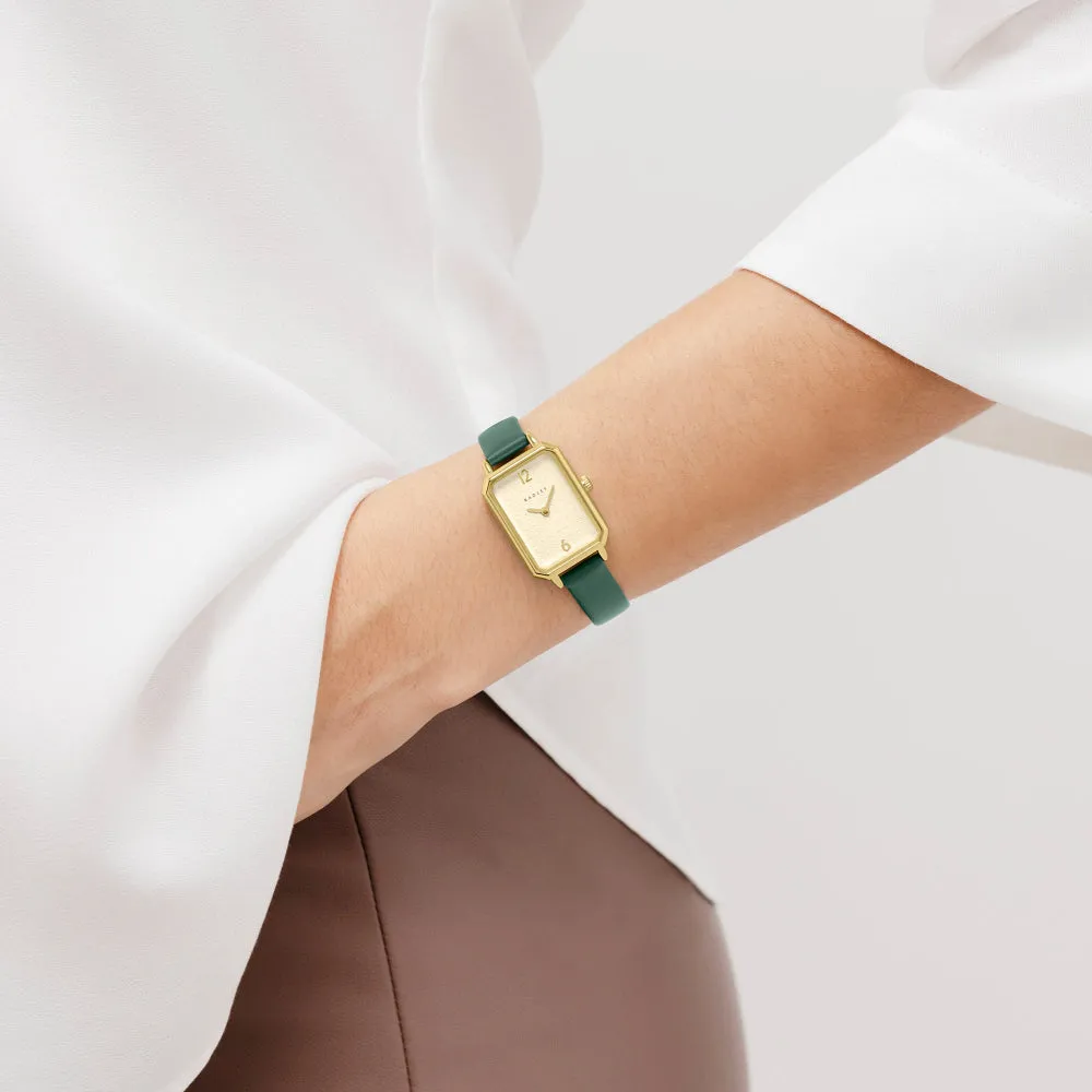 Radley Green Leather Strap Ladies Watch RY21878A
