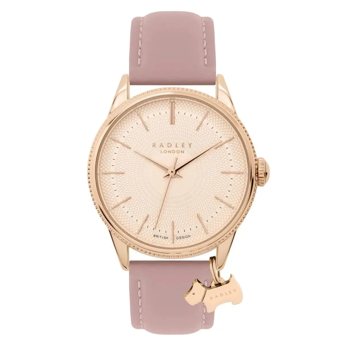 Radley Lewis Lane Pink Leather Strap Watch RY21602