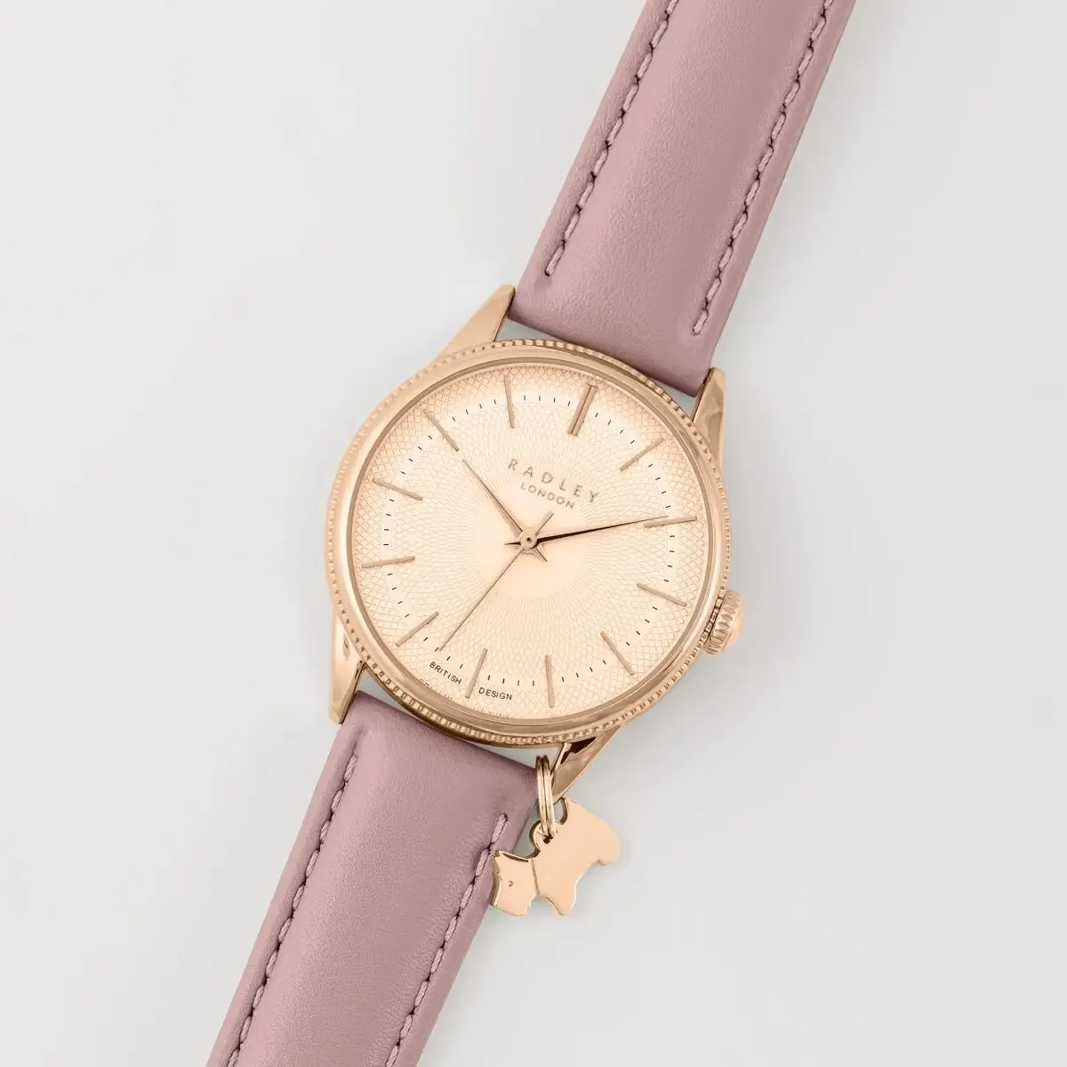 Radley Lewis Lane Pink Leather Strap Watch RY21602