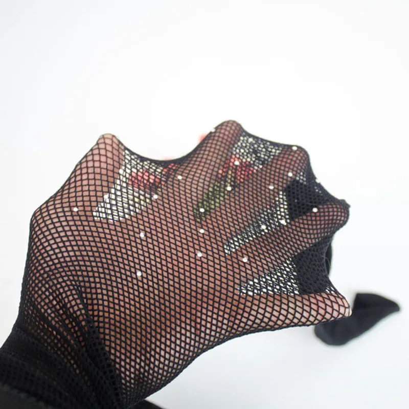Rhinestone Studded Fishnets