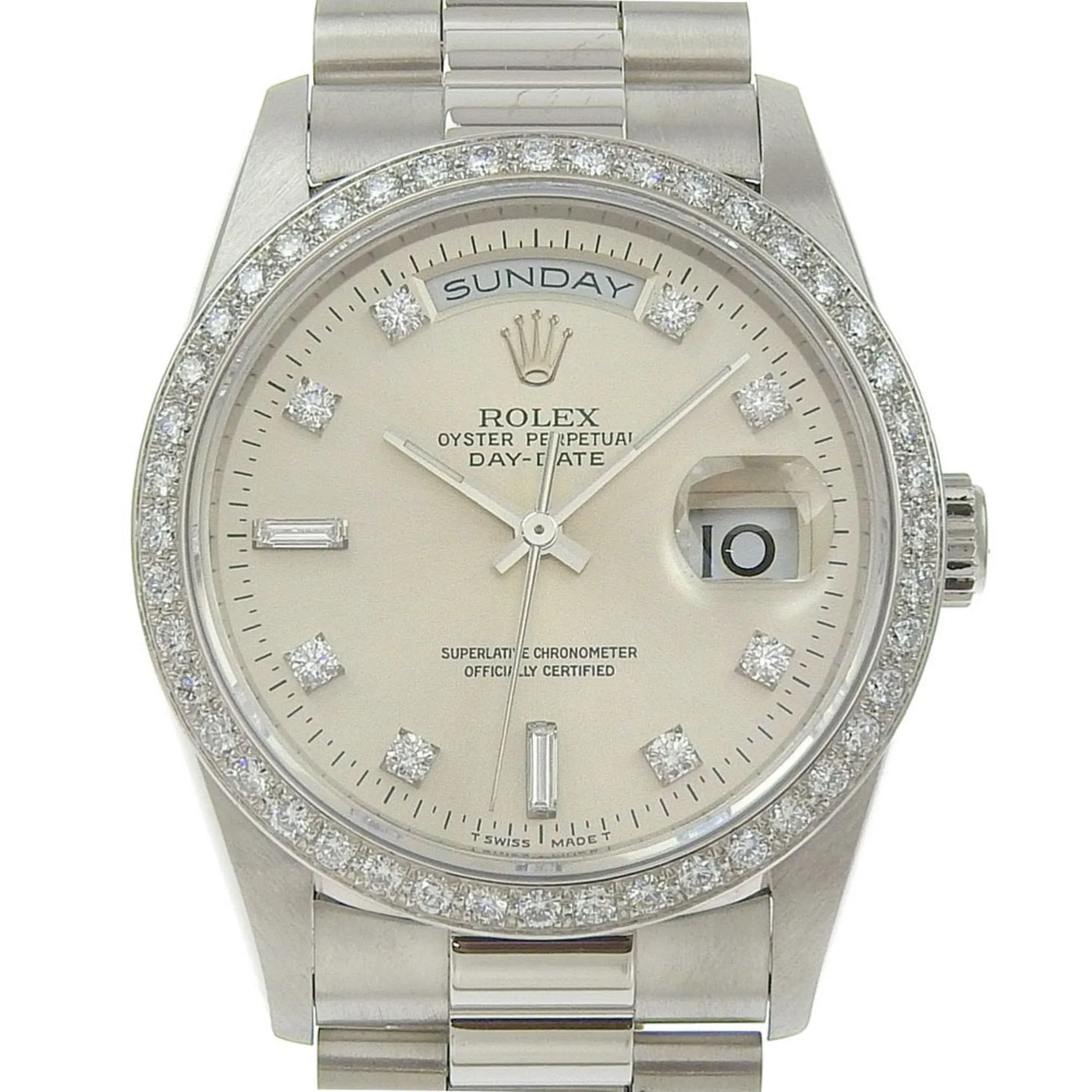 Rolex Platinum Wristwatch (Pre-Owned)