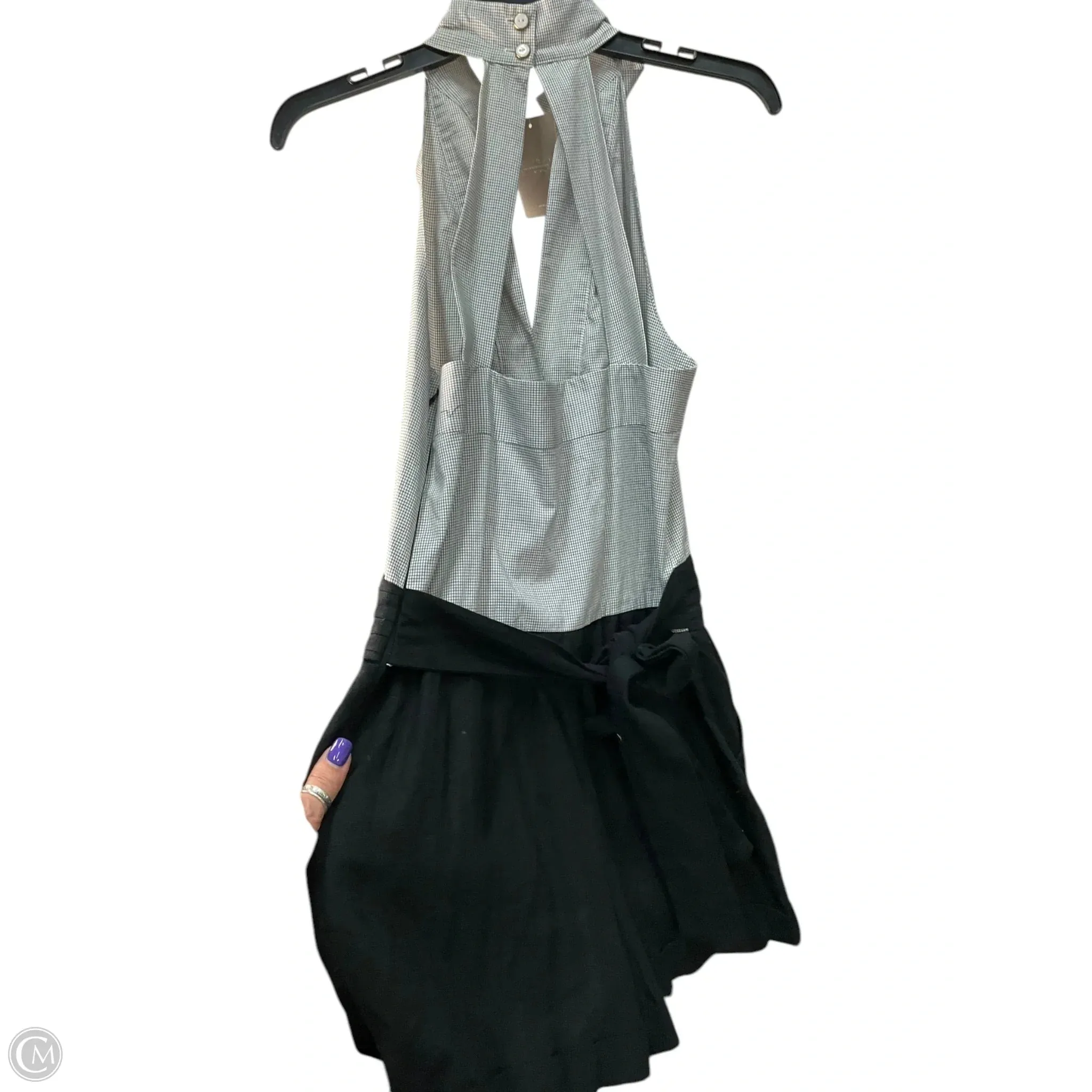 Romper By Anthropologie In Black & White, Size: S