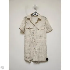 Romper By Clothes Mentor In Cream, Size: S