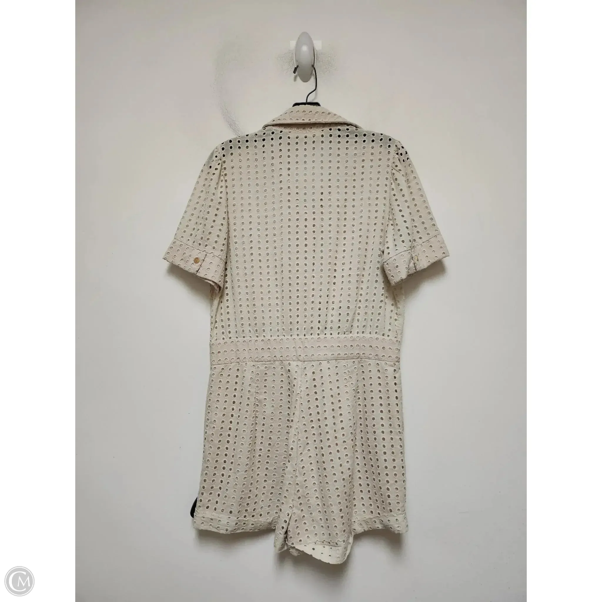 Romper By Clothes Mentor In Cream, Size: S