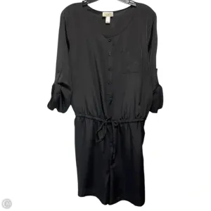 Romper By Loft In Black, Size: 10
