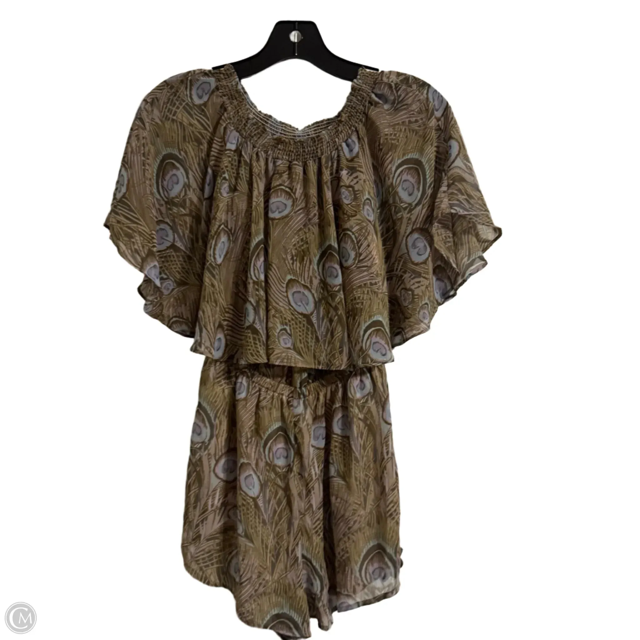 Romper By Mumu In Animal Print, Size: S