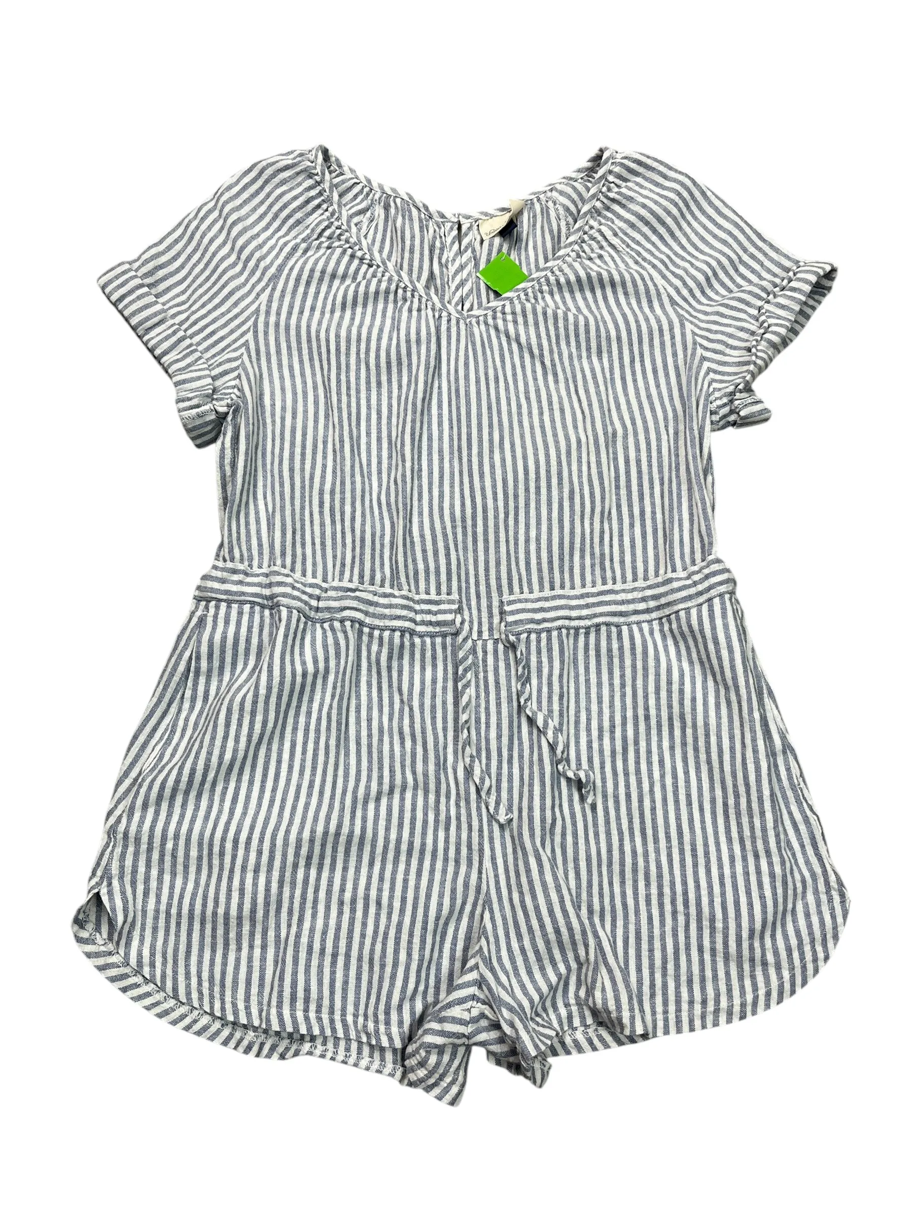 Romper By Universal Thread In Striped Pattern, Size:S