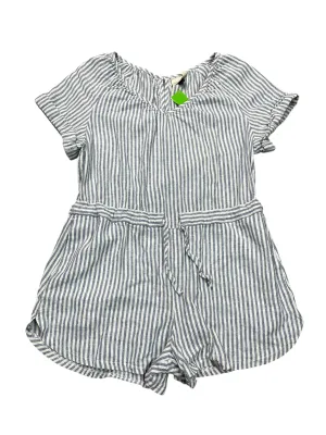 Romper By Universal Thread In Striped Pattern, Size:S