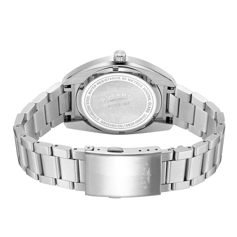 Rotary Avenger Blue Dial Stainless Steel Mens Watch GB05480/05