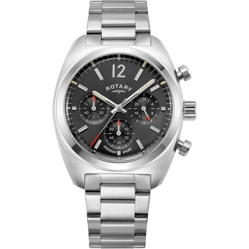 Rotary Avenger Sport Black Dial Mens Watch GB05485-65
