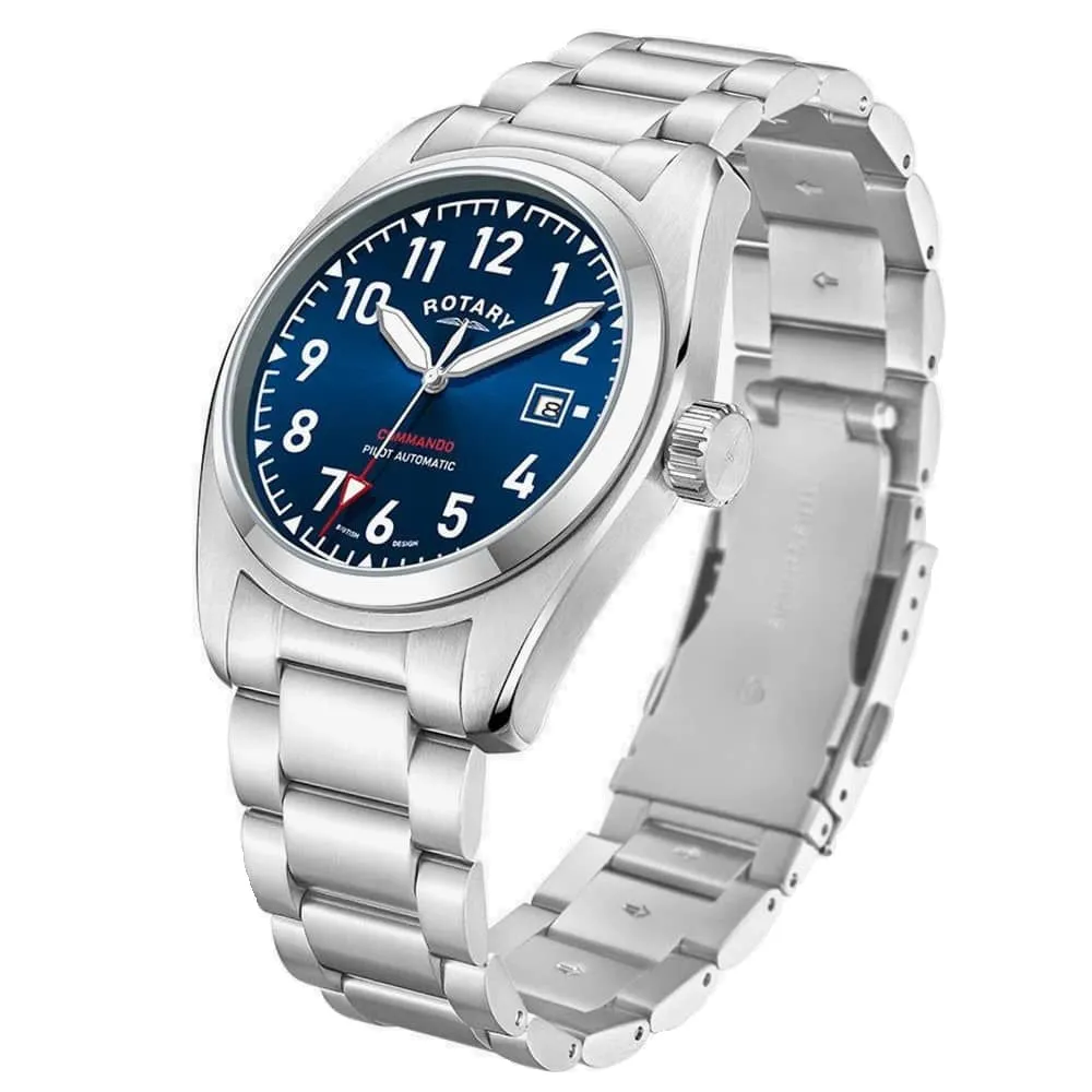 Rotary Commando Pilot Automatic Mens Watch GB05470/52