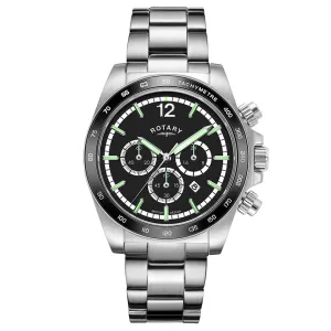 Rotary Henley Chronograph Stainless Steel Mens Watch GB05440/04