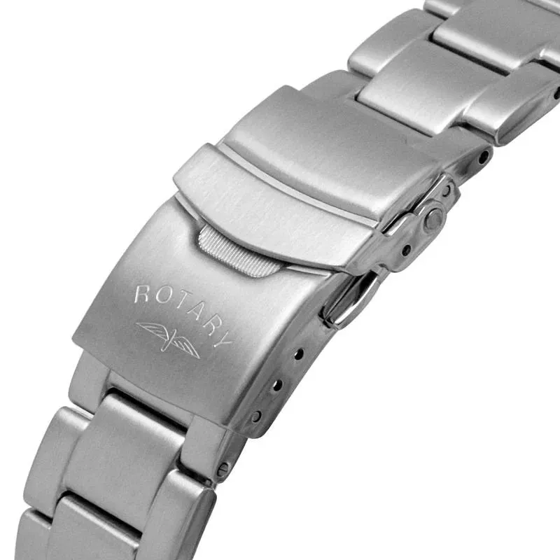 Rotary Henley Chronograph Stainless Steel Mens Watch GB05440/72