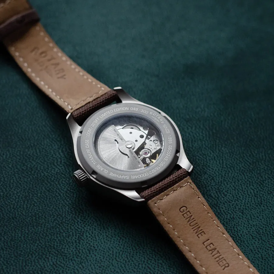 Rotary RW 1895 Heritage Limited Edition Automatic Mens Watch GS05249/05