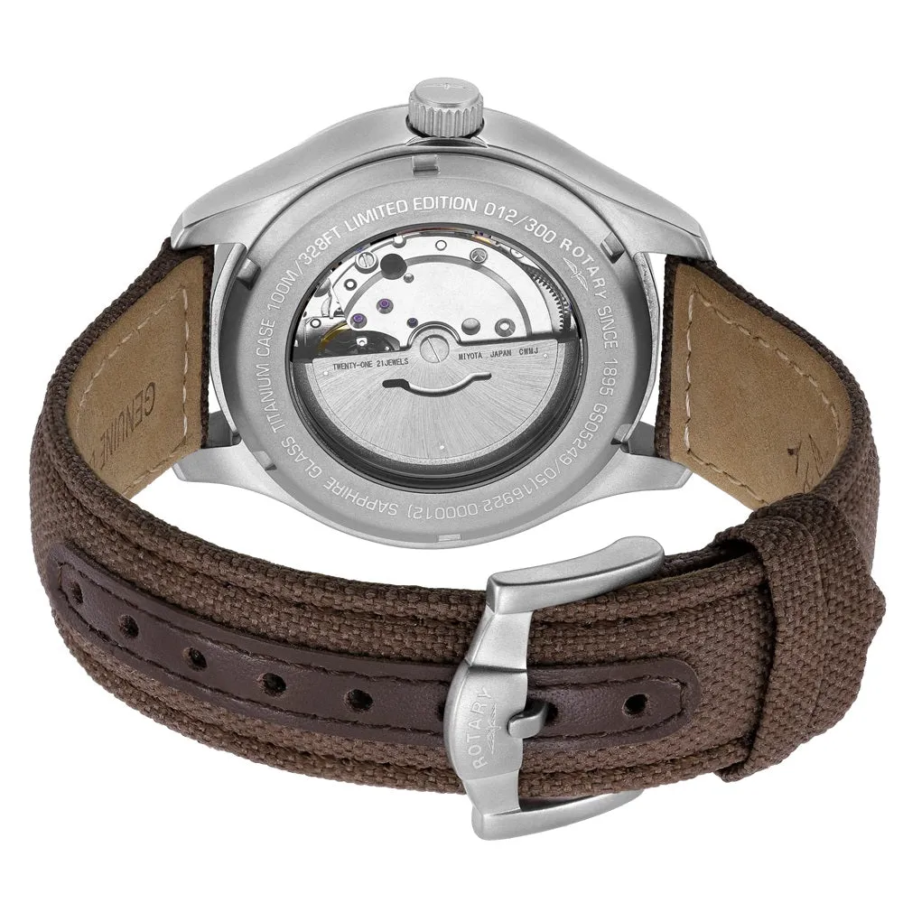 Rotary RW 1895 Heritage Limited Edition Automatic Mens Watch GS05249/05