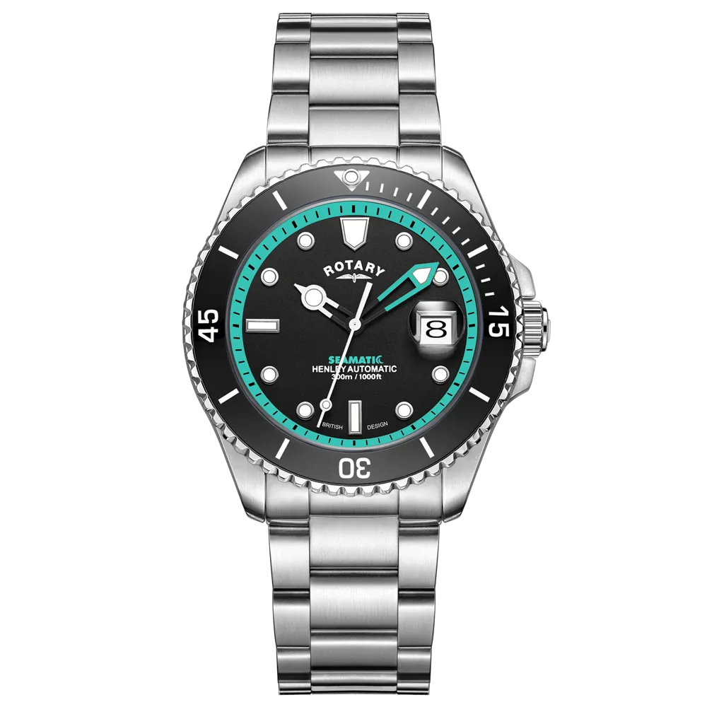Rotary Seamatic Henley Automatic Mens Divers Watch GB05430/80