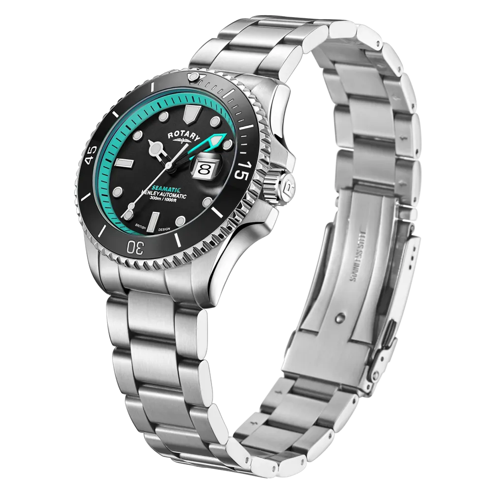 Rotary Seamatic Henley Automatic Mens Divers Watch GB05430/80