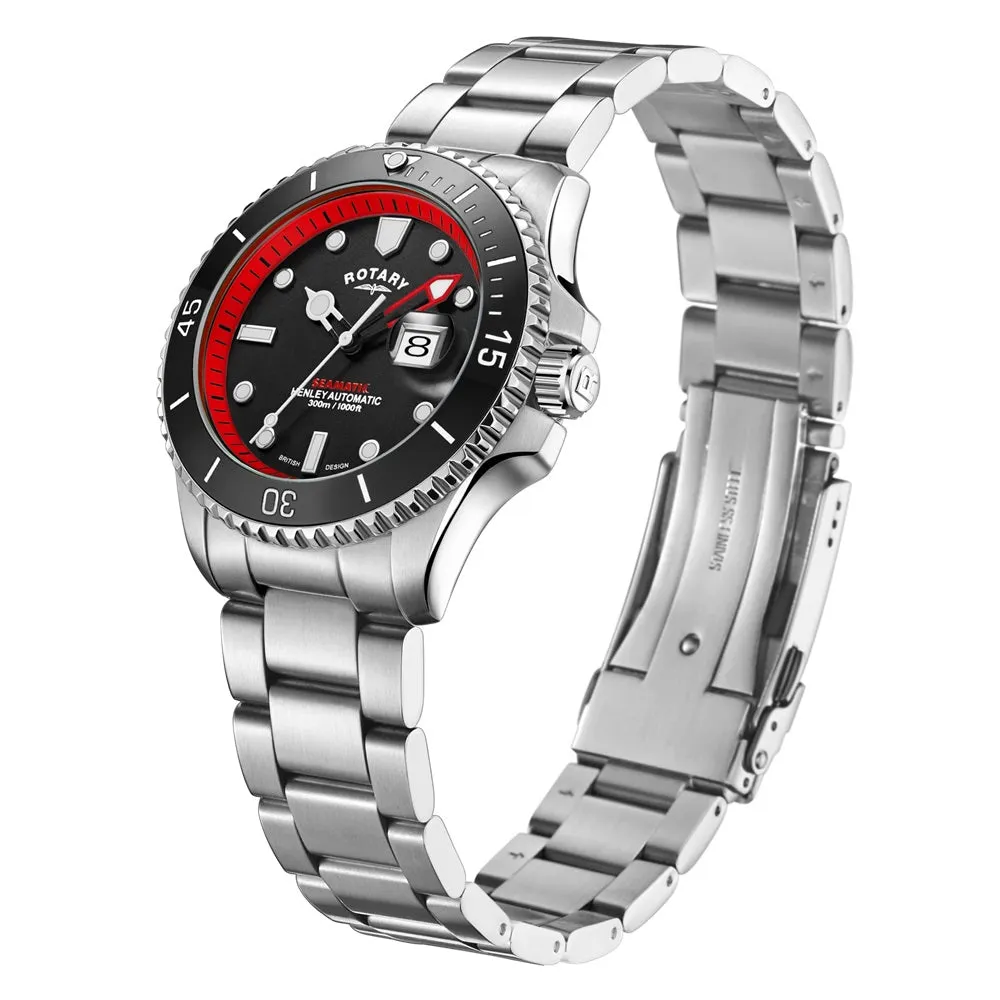 Rotary Seamatic Henley Automatic Mens Divers Watch GB05430/81