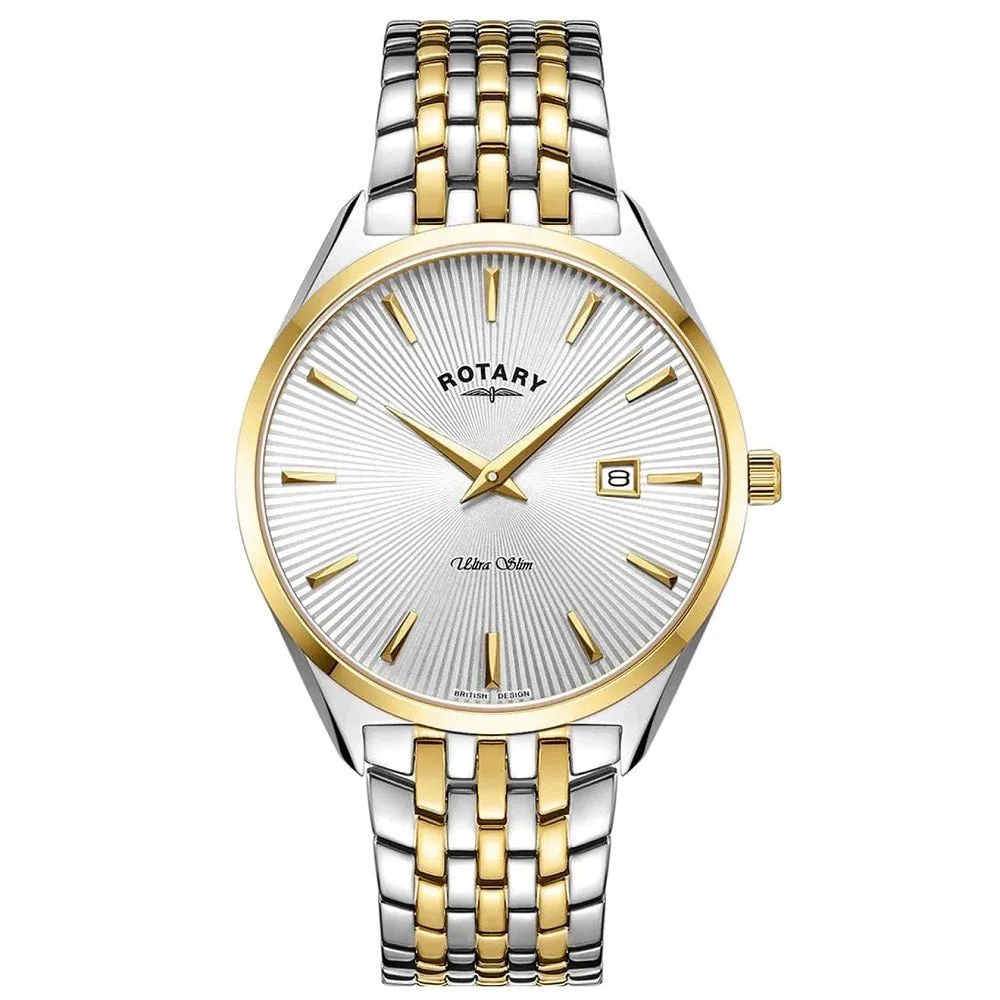 Rotary Two Tone Ultra Slim Mens Watch GB08011/02