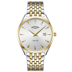 Rotary Two Tone Ultra Slim Mens Watch GB08011/02